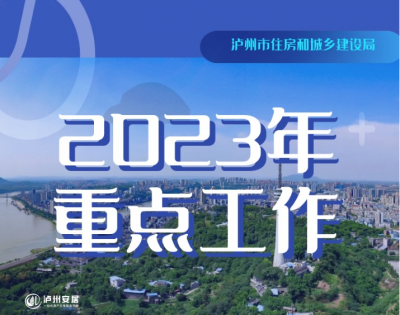 泸州市住房和城乡建设局2023年重点工作 