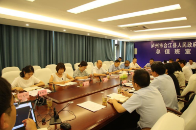 李云春率第一综合督导组检查合江县“迎大运·保安全·防灾害·促发展”工作情况
