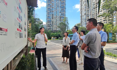 《中国物业管理》杂志社总编杨萌一行实地调研泸州“红色物业”标准化建设工作