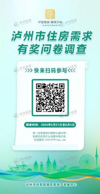 @泸州人，这份住房需求问卷调查，待您来填写！分享~