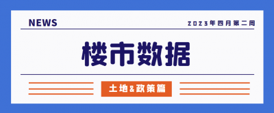 四月第2周楼市数据（土地&政策篇）